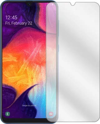 A screen protector is placed over a smartphone screen.