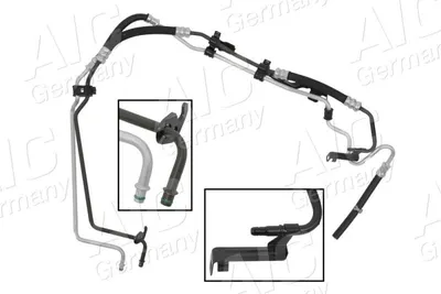 Produktbild von AIC 54985 Servoleitung für FORD Focus II Schrägheck (DA, HCP, DP) von Hydraulikpumpe nach Lenkgetriebe von Ausgleichsbehälter nach Hydraulikpumpe