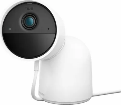 Immagine prodotto di Philips hue Secure telecamera cablata con supporto bianco