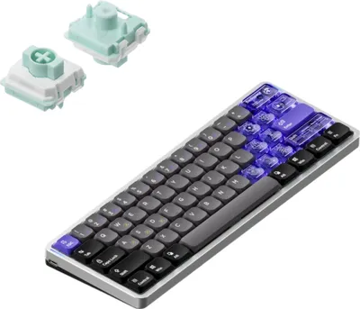 Produktbild von Nuphy Air60 HE Magnetische Tastatur Low-Profile, QWERTY US Layout, USB-C, 8000 Hz, Magnetic Jade Pro