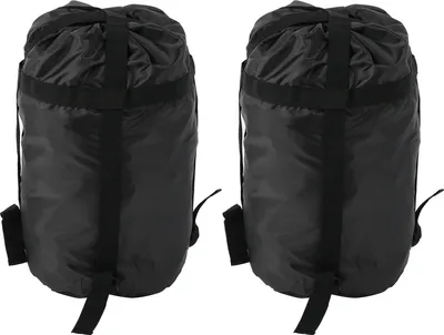 Produktbild von Kompressionsaufbewahrungstasche, 2 Stück, für Outdoor und Camping, Schlafsack für Erwachsene,schwarz