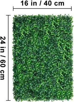 Zdjęcie produktu dla Panele ścienne z trawy, odporne na promieniowanie UV, łatwa instalacja DIY, 24x16in