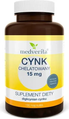 Produktbild von Medverita Chelatisiertes Zink 15 mg 180 Kapseln