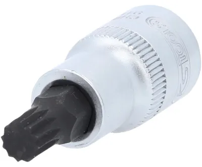 Produktbild von KS Tools 1/2" Bit-Stecknuss XZN, kurz, M9, 911.9304