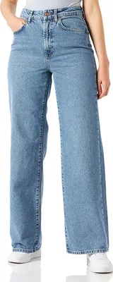 Image de Only Hope Ex Wide Jeans taille haute Bleu 28 / 34 Femmes Bleu 28