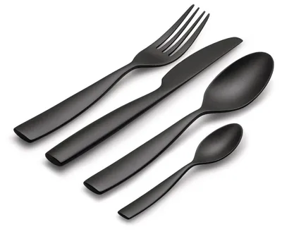 Zdjęcie produktu dla Alessi Dressed Air, 4 Pcs Cutlery Set (Art.-Nr. MW74S4 B, EAN 8003299444380)