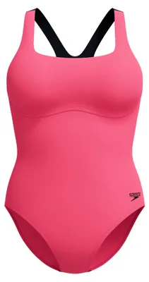 Obrázek produktu pro Speedo – Dámské plavky s elastickým pasem, model IG4488 (velikost 40 DE), barva: tmavě růžová