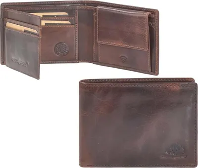 Zdjęcie produktu dla Greenburry Wytrzymały skórzany portfel z ochroną RFID 11,5 cm