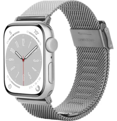 Image de Bracelet SilkSteel pour Apple Watch 44/45/46/49mm, métal.