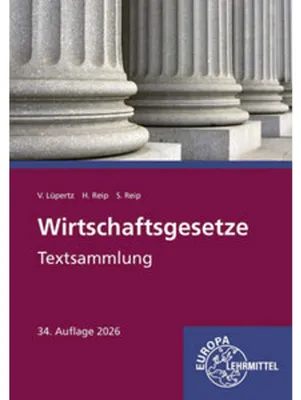 Produktbild von Wirtschaftsgesetze Textsammlung