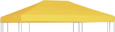 Obrázok produktu pre vidaXL Pavilion roof 270 g/m² 4x3 m Žltá