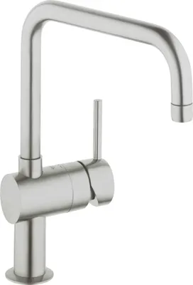 Immagine prodotto di GROHE Minta Mitigeur monocommandé pour évier, saillie 223mm, bec en U, orientable, 32488DC0, 32488DC0