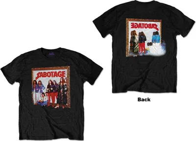 Produktbild von Black Sabbath Sabotage Black XL T-Shirt