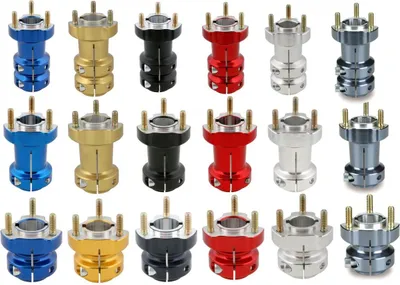 Produktbild von Radstern, Alu, eloxiert, für 30mm Achse, 62mm - 115mm lang, Länge in mm:115mm, Farbe:silber