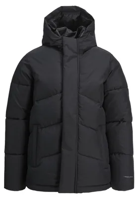 Productafbeelding van JACK&JONES JUNIOR Jongensjas, model Jjworld, gewatteerde jas, zwart, maat 98