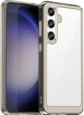 Produktbild von Mobigear Crystal  Samsung Galaxy S24 Plus Hülle Hardcase Backcover - Grau
