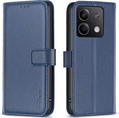 Produktbild von Xiaomi Redmi Note 13 4G Hülle - BINFEN Klapphülle - Blau