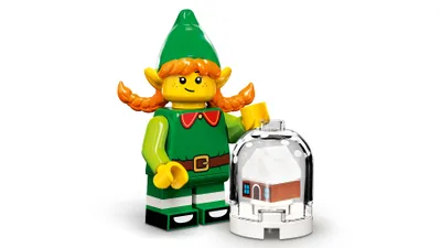 Produktbild von LEGO® Minifigures 71034 - Serie 23 - 05 - Weihnachtselfe