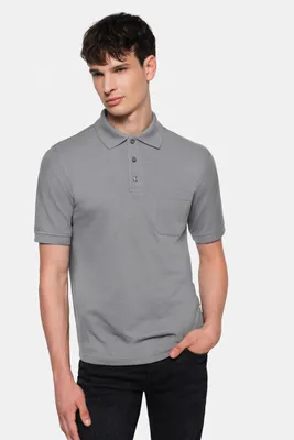 Zdjęcie produktu dla PERFORMANCE-POCKET POLO - tytanowy - rozmiar 3XL