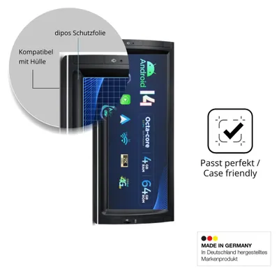 Image de 2x Film de protection d'écran pour Xtrons PX1453BLHGS 10.25 Zoll protecteur antireflet dipos