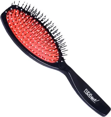 Image de Brosse à cheveux démêlante Eurostil rouge