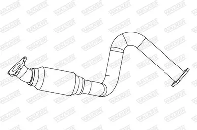 Produktbild von WALKER Abgasrohr Auspuffrohr für OPEL Mokka / Mokka X (J13) 10886