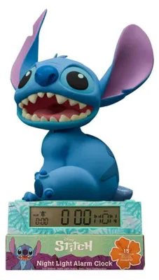 Obrázek produktu pro 3D lampička s budíkem Stitch