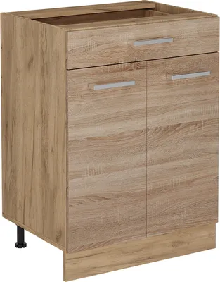Immagine prodotto di Mobiletto base per cucina Vicco R-Line Sonoma 60 cm con cassetto, senza piano di lavoro, Model 53317