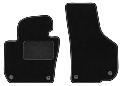 Immagine prodotto di Tappetini anteriori in moquette per Skoda Superb II 2008-2015 (berlina/station wagon) – 2 pezzi, neri, su misura – Wielganizator LUX