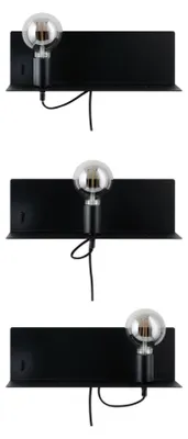 Produktbild von Paulmann Wandleuchte mit Ablage Devara E27 max. 40W