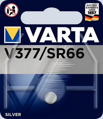 Produktbild von Varta Battery Silver V377/Sr66 Bb2021