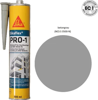 Zdjęcie produktu dla Sikaflex PRO-1 uszczelniacz na baziepoliuretan do betonu szary C266 300ml