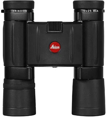 Produktbild von Leica Trinovid 10X25 BCA Fernglas, 10-fache Vergr??erung, 25 mm Objektivdurchmesser, 90 m Sehfeld auf 1000 m, Dioptrien-Anpassung, Dach-Prisma, Spritzwassergeschützt