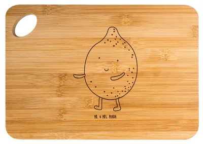 Produktbild von Mr. & Mrs. Panda Frühstücksbrettchen Beste Freunde Zitrone - Transparent - Geschenk, Holzbrett, holzschneidebrett, Frühstücksbrett, Schneidebrett, Brett, Lustige Sprüche