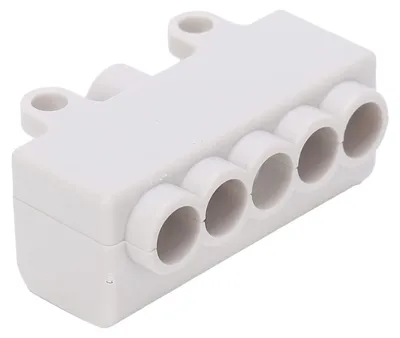 Kraftverteiler 400V 60A, 4 Stück, 1 Eingang 4 Ausgänge, Schraubklemmen