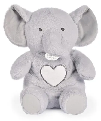 Atmender Plüsch-Elefant 28 cm mit Nachtlicht & weißen Geräuschen