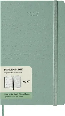 Produktbild von Moleskine 12 Monate Wochen Notizkal. 27 A5 Geb Grün