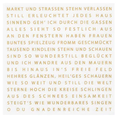 Produktbild von Räder Serviette 33x33cm, Weihnachtsgedicht