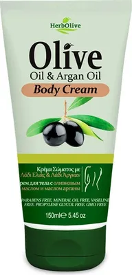 Produktbild von Herbolive Körpercreme Olivenöl & Arganöl 150ml