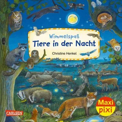 Immagine prodotto di Maxi Pixi 425: VE 5: Wimmelspaß Tiere in der Nacht (5 Exemplare)