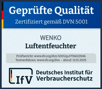 Produktbild von WENKO Raumentfeuchter inkl. 1kg Granulat Entfeuchter Luftentfeuchter Raumklima