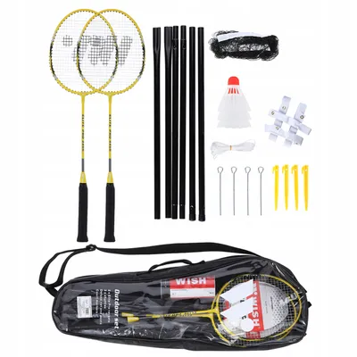 Immagine prodotto di Set di racchette da badminton WISH Alumtec 4466, giallo