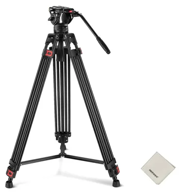 Productafbeelding van Professionele Videostatief met Vloeistofkop en Dempingscontrole