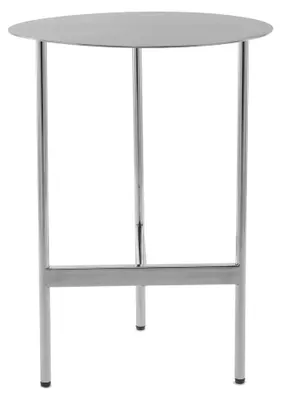 Image de Table basse Pero en acier inoxydable argenté