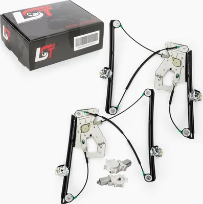 Produktbild von 2x Elektrischer Fensterheber mit Motor vorne links rechts für BMW 5er E39 1999-