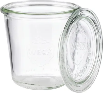 Produktbild von APS-Germany Weck-Gläser mit Deckel, 6er Set, Behälter, Rund, 0,29 l, Transparent, Glas, Glas