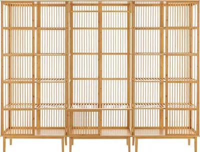 Obrázok produktu pre Šatníková súprava 2 x "Trundholm" + 1 x "Vemb" 185 x 240 x 45 cm bambus