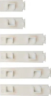 Produktbild von Gardinenschiene Enddeckel für Kunststoff-Gardinenschiene, 1-läufig