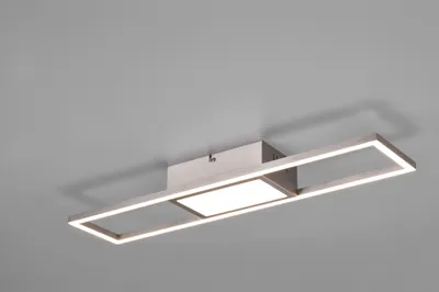 Produktbild von Reality Leuchten LED Deckenleuchte Rigido nickel