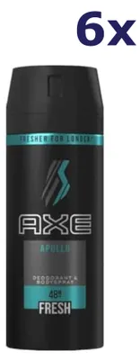Produktbild von 6x Axe Deospray - Apollo 150 ml